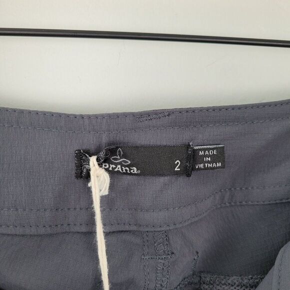 Prana Sage Jogger Ripstop Cargo Pants Stretch Gray Size 2 NWT - Picture 14 of 14